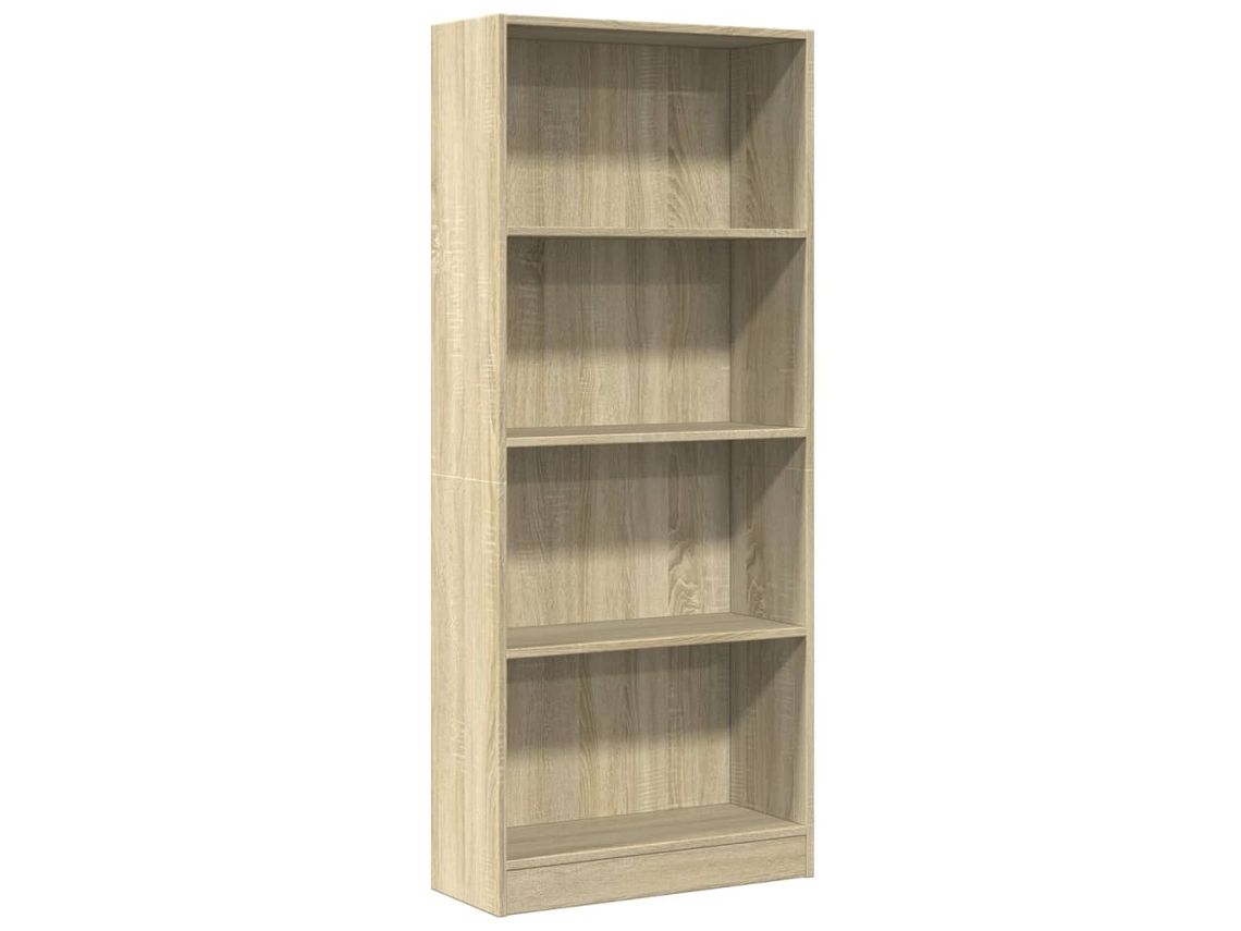 Maison Exclusive - Estantería De Madera De Ingeniería Roble Sonoma 60x24x143 Cm