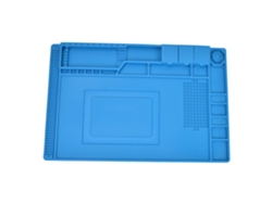Alfombrilla Aislante De Silicona Con Estuche Para Reparar Y Guardar Tornillos.