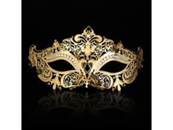 Máscara De Metal Para Fiestas Venetas Mujer Brillante Para Carnaval Prom Y Bailes De Gala