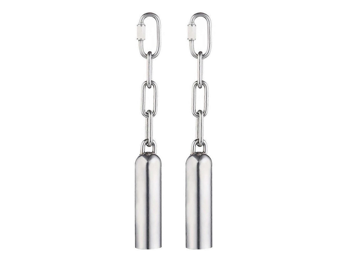 2x Stainless Steel Toy For Birds,heavy Duty Bird Cage Toys For Parrots, African Greys, Mini Macaws