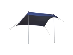 Toldo de playa Bernheze Lycra 4 bolsas rellenables 270x270x210cm - Azul [pro.tec]