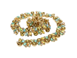 Cinturón De Diamantes De Imitación Diy De 3,3 Cm De Ancho, 1 Yarda De Material Brillante Para Decorar Ropa Y Bolsos.