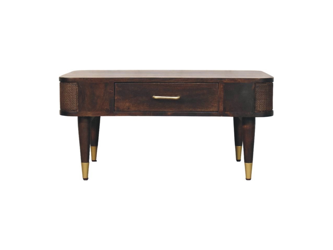 Mesa de centro Belmont de madera maciza.