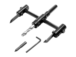 Sierra De Agujeros Ajustable 30-120mm Broca De Acero Cromovanadio Para Madera Plástico Yeso