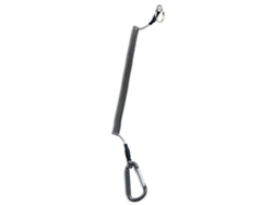 Cuerda De Pesca De 1,5 M Con Resorte Retráctil Y Hebilla De Seguridad, Accesorio Para Llavero De Tpu Y Acero Inoxidable.