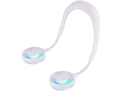 Mini Ventilador Portátil Colgante Para El Cuello Mini Usb De Banda Con Batería Recargable Escritorio