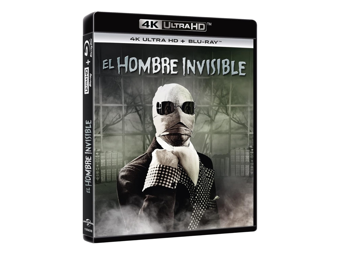 Blu Ray The Invisible Man 1933 4K Ultra Hd - El Hombre Invisible