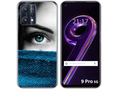 Carcasa para Realme 9 Pro 5G TUMUNDOSMARTPHONE Dibujos Ojo Multicolor