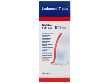 Curativo Leukomed T Más 5 Absorbentes Transparentes Estériles 10 X 30 Cm ESSITY