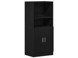 Maison Exclusive - Mueble De Cocina Madera De Ingeniería Negro 57x41,5x131,5 Cm