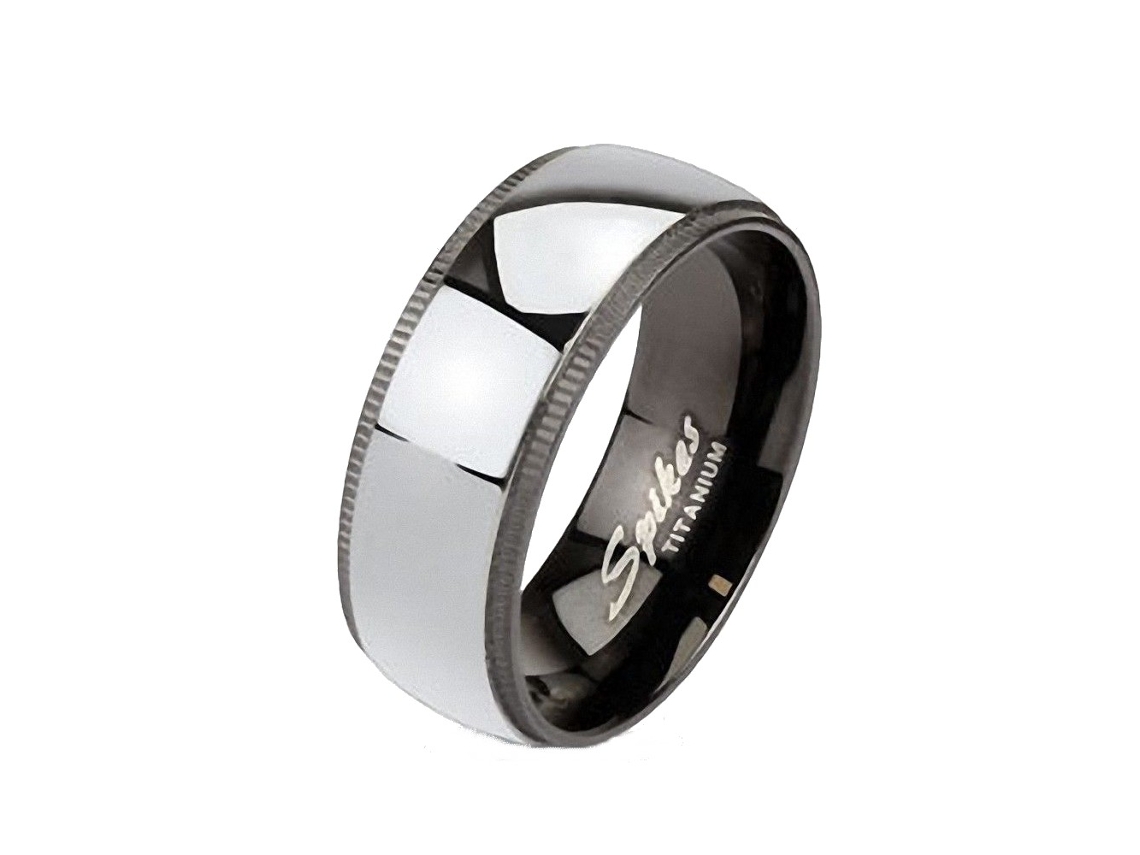 Akillis  Anillo Capture in Motion Oro blanco y Titanio Negro Ref RCA0019   Gomez  Molina Joyeros