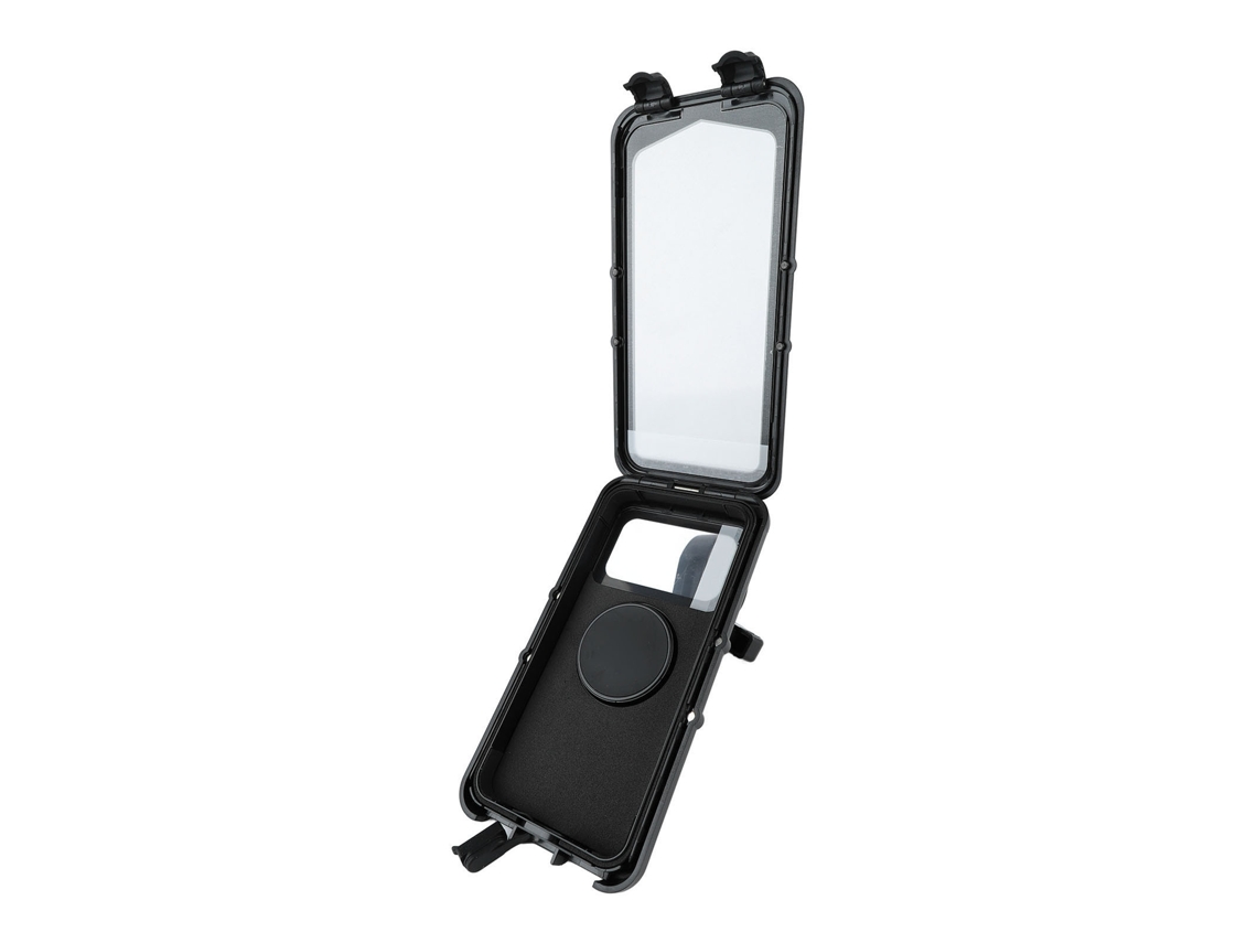 Soporte Impermeable Para Teléfono De Motocicleta/bicicleta Con Reconocimiento Facial/de Huellas Dactilares, Ajuste De 360° Para Teléfonos De Hasta 7 Pulgadas.