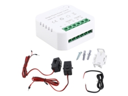 El Medidor De Energía Monofásico Tuya Wifi De 80 A Con Pinza Ct Monitoriza El Consumo De Kwh Y Es Compatible Con Una Aplicación Móvil (90-250 Vca).