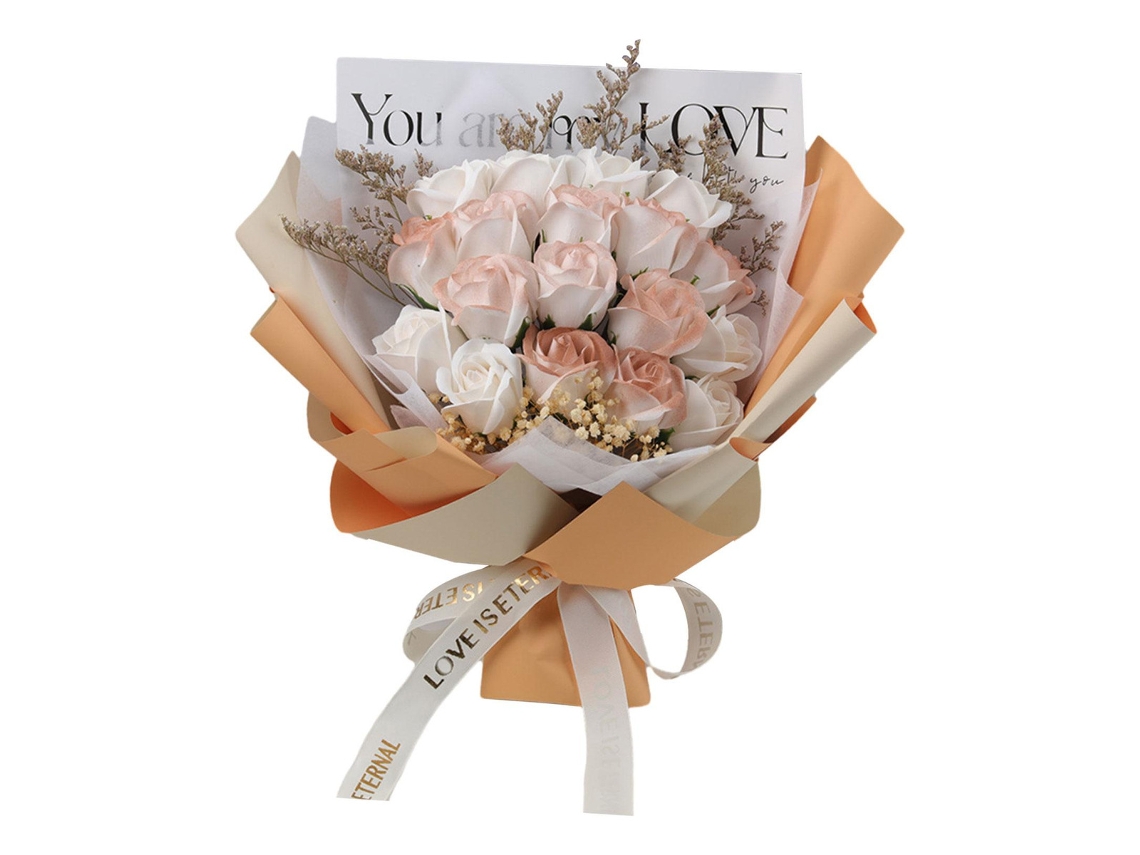 Ramo de flores artificiales para San Valentín, slowmoose