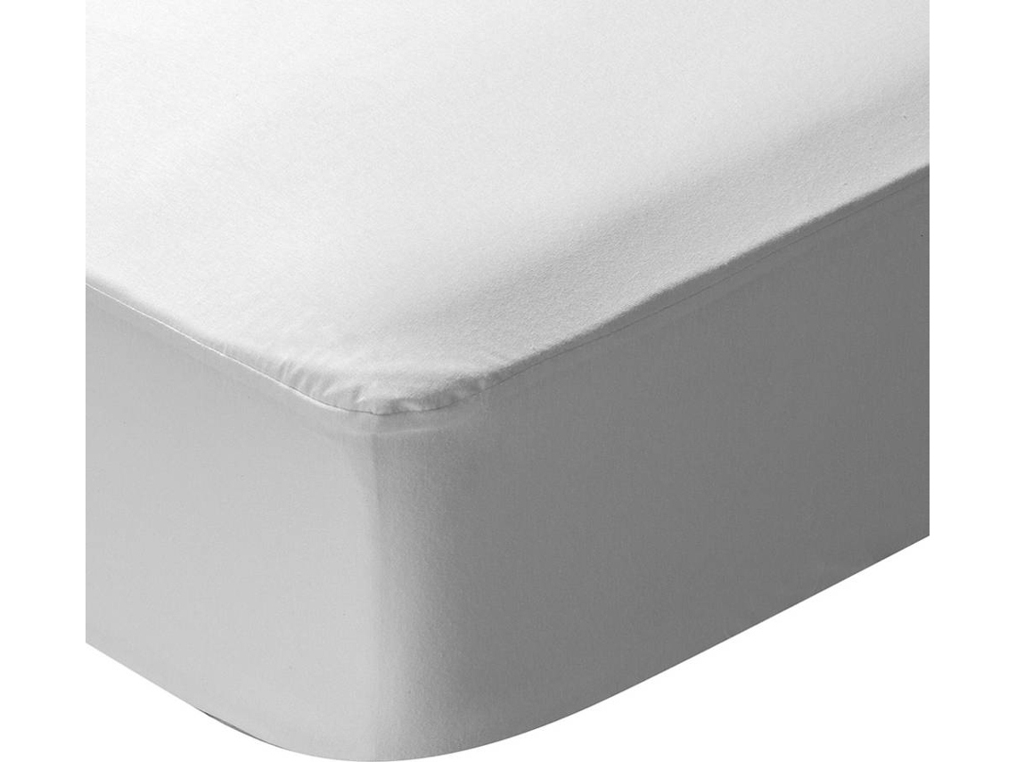 Protector de Colchón de Cuna 100% Algodón Impermeable (60X120Cm) Blanco