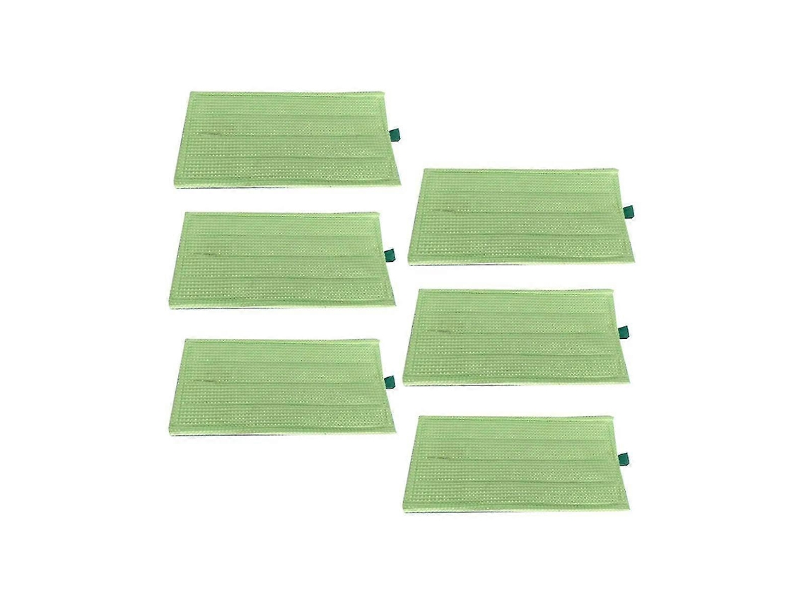 Juego de 6 mopas de tela para aspiradora Kobold SP600 MF600, repuestos, accesorios, mopa lavable para uso en seco y húmedo.