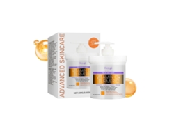 Crema iluminadora de cúrcuma con vitamina C: crema corporal hidratante, reafirmante y nutritiva para una piel radiante.
