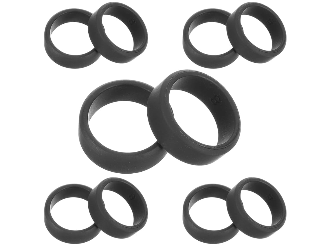 10 Nuevos Anillos De Silicona Para Hombre, Adecuados Para Bodas, Gimnasios, Ejercicios Deportivos Y Ocasiones Especiales.