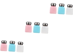 9 Pièces Botella De Dissolvant Pour Les Ongles Pompe Distributeur Pousser Le Bas Frasco