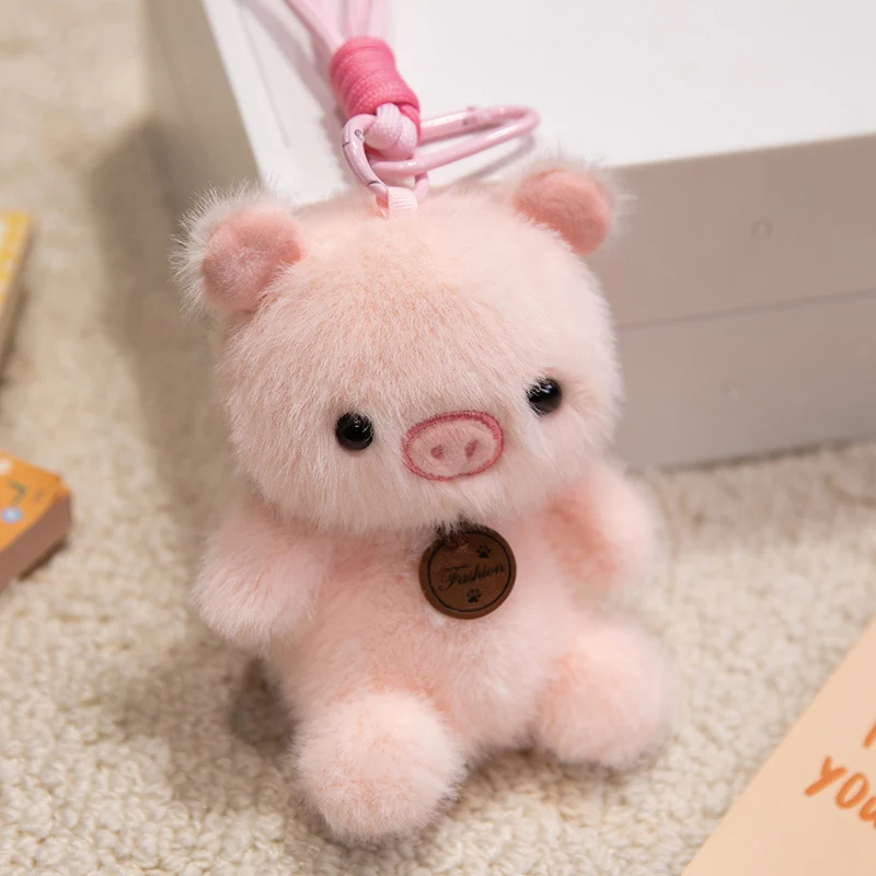 (cerdo 12cm) Muñeco Colgante De Peluche Suave Y Adorable Con Forma De Animal, Juguete De Peluche Para Niños