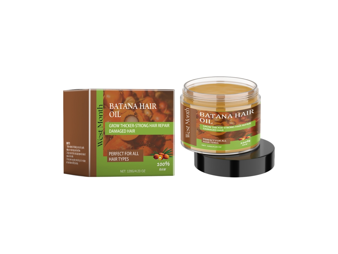 Aceite capilar hidratante y reparador Batana para un cabello suave y liso 120 g