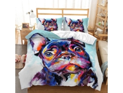 Juego Ropa Cama Funda Nórdica Microfibra Juego Almohada 135 X 200 Cm 50 75 220 240