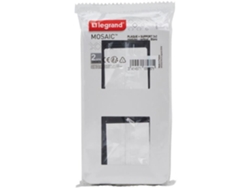 Soporte De Tornillo Mosaico 2x2 Módulos Verde Blanco Legrand