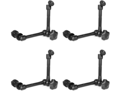 4 Brazos Articulados Magic Arm De 11 Pulgadas Con Fricción, Soporte Para Montaje En Caliente Y Tornillos.