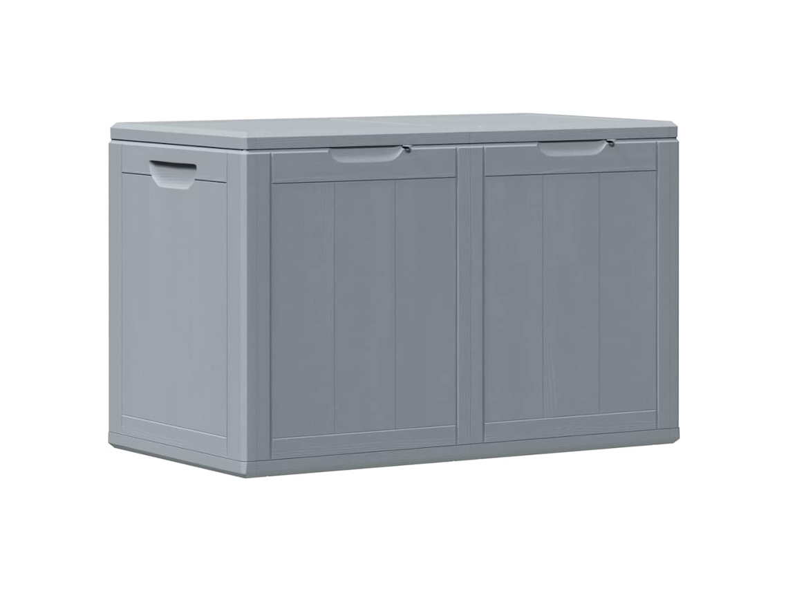 Maison Exclusive - Caja De Almacenaje Para Jardín 180 L Pp Aspecto Madera Gris