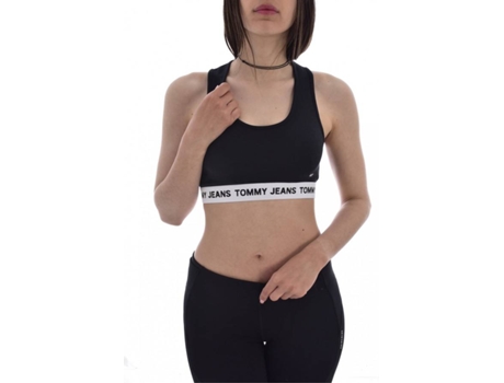 Top TOMMY JEANS Algodón Mujer (XS - Negro)