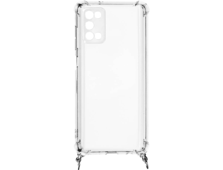 Carcasa Samsung Galaxy A03s AVIZAR Anillo Personalizable con Bisutería Transparente