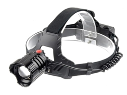 P50 Telescópico Zoom Glare Faro Linterna Montada En La Cabeza Lámpara De Minero Luz De Pesca Nocturna Faro Led De Largo Alcance Al Aire Libre (negro)