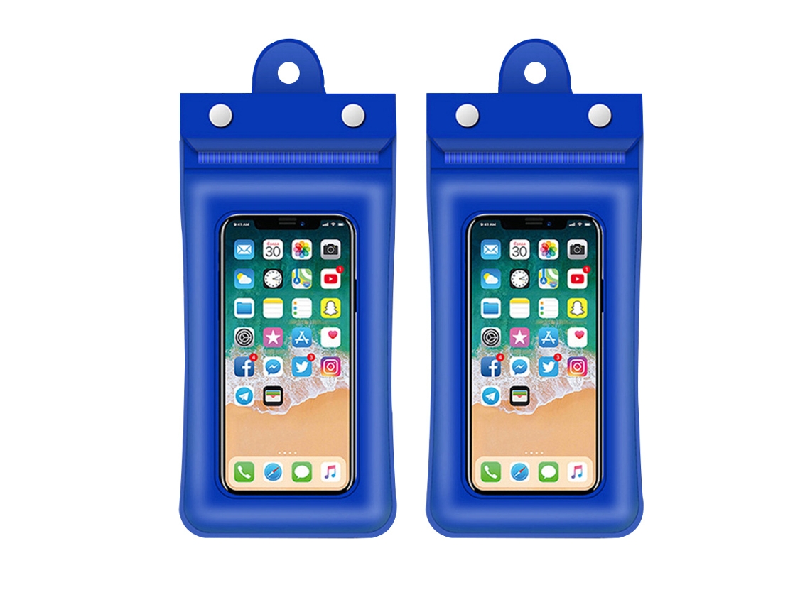 Funda impermeable para teléfono con flotador, bolsa impermeable para buceo