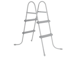 Escalera de piscina BESTWAY Gris Metal