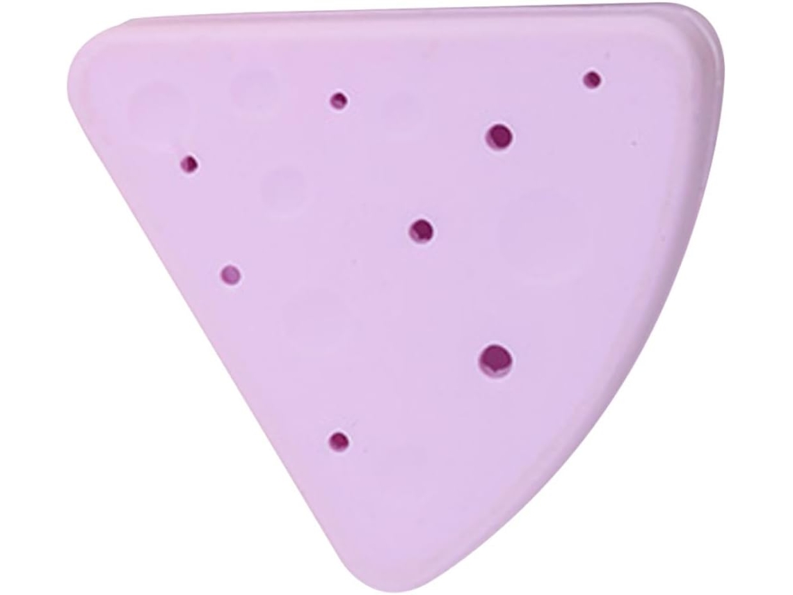 Boîte À Houppettes Triangulaire En Silicone, Porte