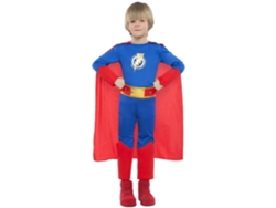 Disfraz de Niño DISFRAZZES Superhéroe Azul Y Rojo (Talla: 10 a 12 años)