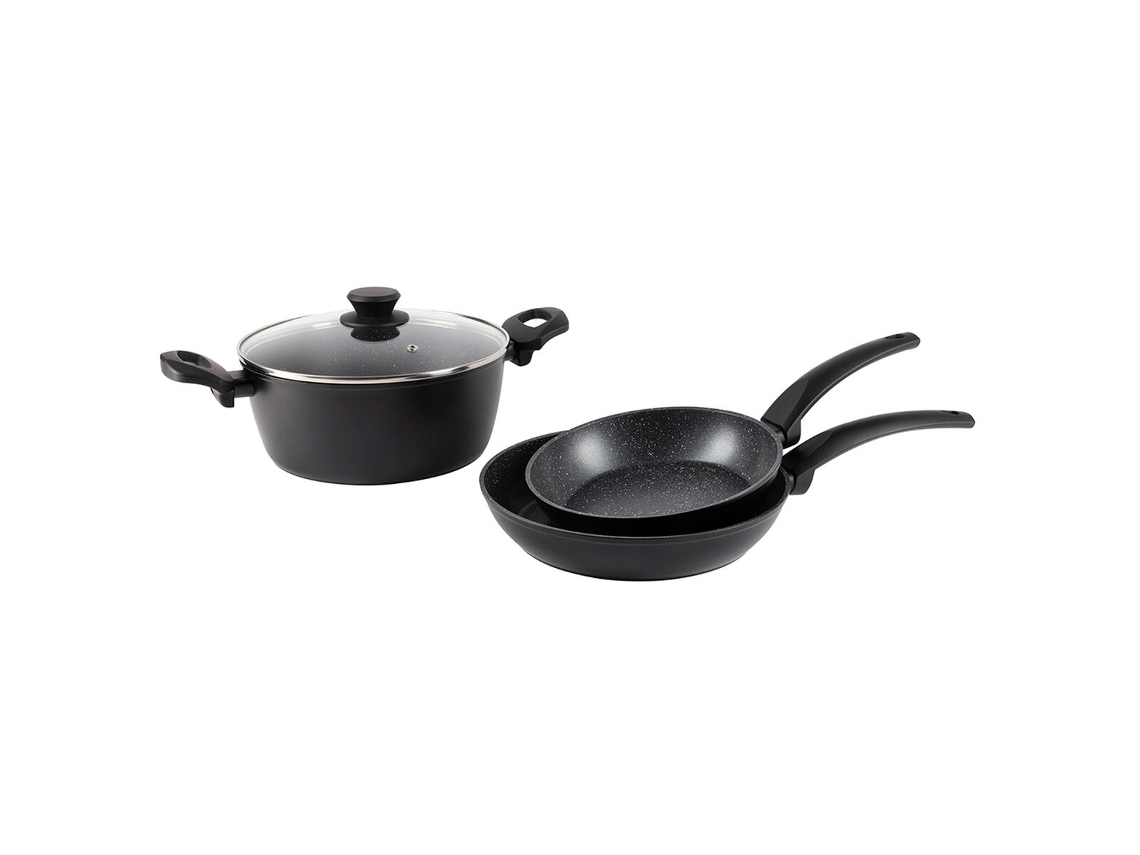 Batería de Cocina San Ignacio Tormes Aluminio Forjado 3 Piezas