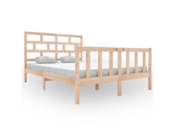 Maison Exclusive - Estructura De Cama De Madera Maciza De Pino 140x200 Cm