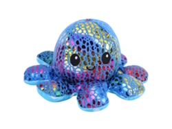 Pulpo De Peluche Reversible De Doble Cara Para Niños 21 10x20cm