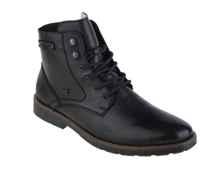 Zapatos de Hombre RIEKER Booties Piel Negro (45)