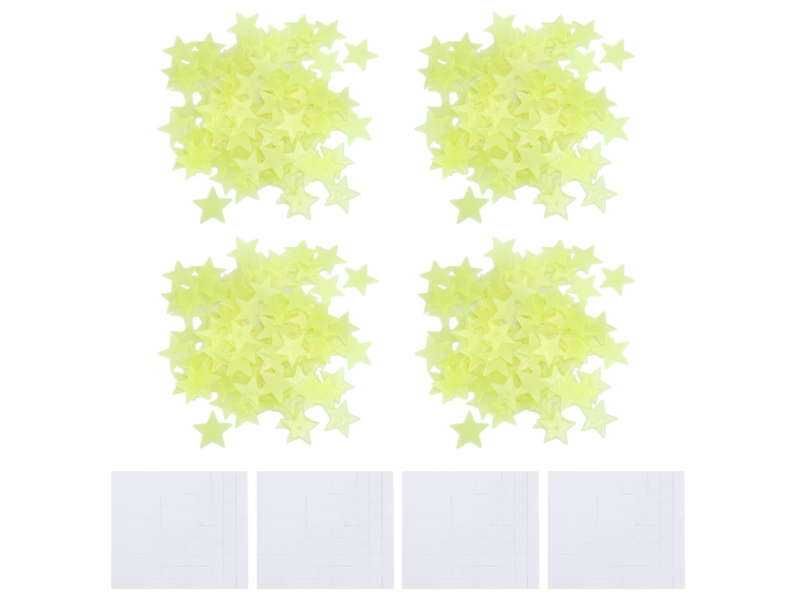 Pegatina luminosa en forma de estrella para decorar el hogar y fiestas.