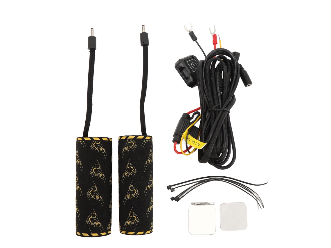 Jinwei-cubre Manillar Caliente Moto 12v 6 Niveles De Temperatura Función De Memoria Para Motocicleta