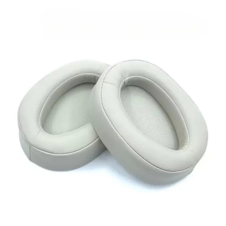 Almohadillas De Repuesto Para Auriculares Sony Mdr-100abn / Wh-h900n (1 Par), De Piel Sintética. Color Oro Claro. Czhhmart