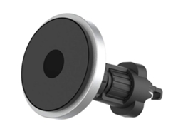 Cargador Sem Bordo Adsorção Power Carregamento Rápido Circular YIZHOOD Negro