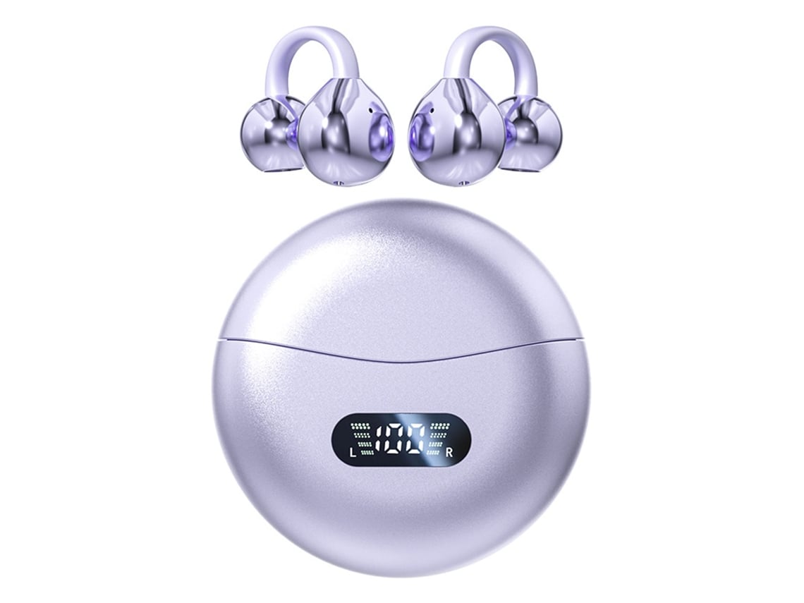Fone De Ouvido Tradutor Ai 144 Idiomas Bluetooth Earbuds Para Viagem Negócio Aprendizagem Roxo