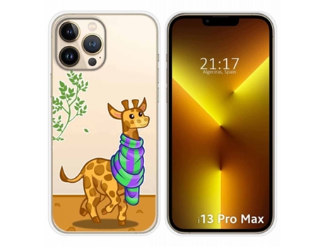 Carcasa iPhone 13 Pro Max (6.7) TUMUNDOSMARTPHONE Dibujos Transparente Multicolor