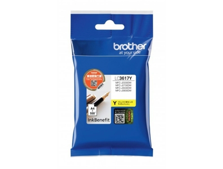 Cartucho de Tinta Original BROTHER LC-3617Y (Amarillo - BROTHER - MFC-J2330DW - MFC-J3530DW - MFC-J3930DW - MFC-J2730DW)