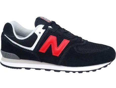 Zapatillas Deportivas NEW BALANCE 574 Para Niños (Negro - Tejido, Material Sintético -37,5)