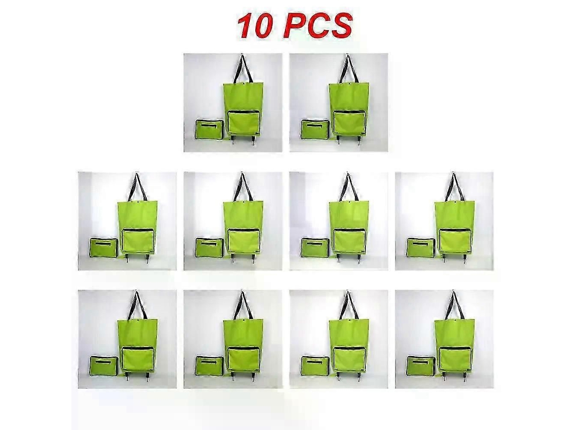 Bolsa de compras plegable, carrito con ruedas, organizador de verduras, portátil. GOKOCO