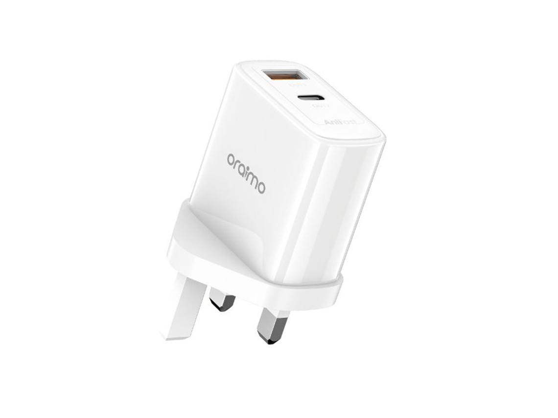 Conjunto de Carregador Oraimo U100D+C54 EOOCOO (versão UK, plug + cabo de dados)